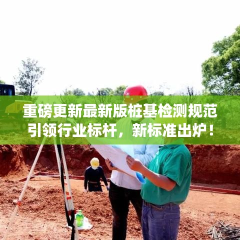 重磅更新最新版樁基檢測規(guī)范引領行業(yè)標桿，新標準出爐！