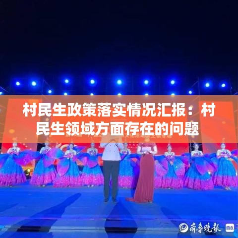 村民生政策落實(shí)情況匯報(bào)：村民生領(lǐng)域方面存在的問題 