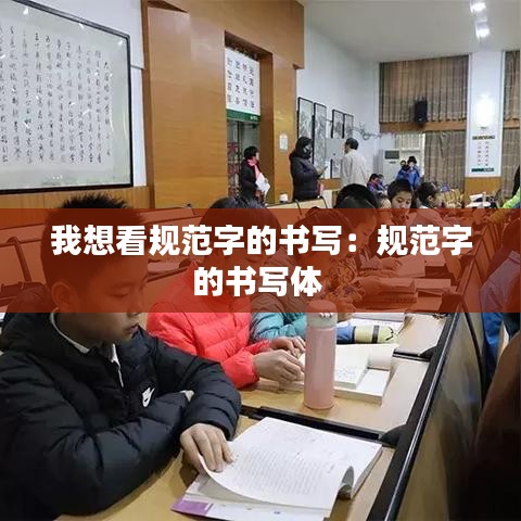 我想看規(guī)范字的書寫：規(guī)范字的書寫體 