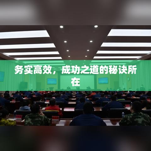 務實高效，成功之道的秘訣所在