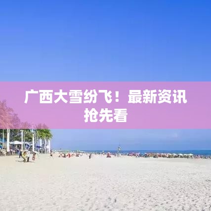 廣西大雪紛飛！最新資訊搶先看