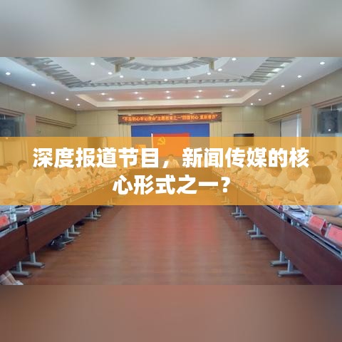 深度報道節(jié)目，新聞傳媒的核心形式之一？